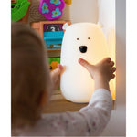 Lampka nocna Miś Duży Rabbit & Friends – biała – zdjęcie 6