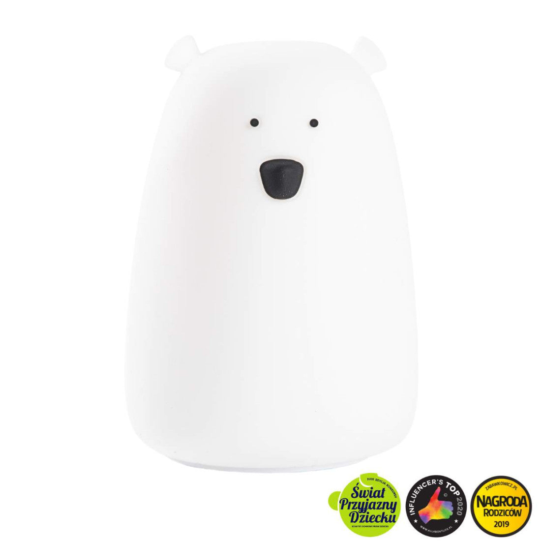Lampka nocna Miś Duży Rabbit & Friends – biała