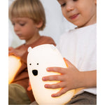 Lampka nocna Miś Duży Rabbit & Friends – biała – zdjęcie 8