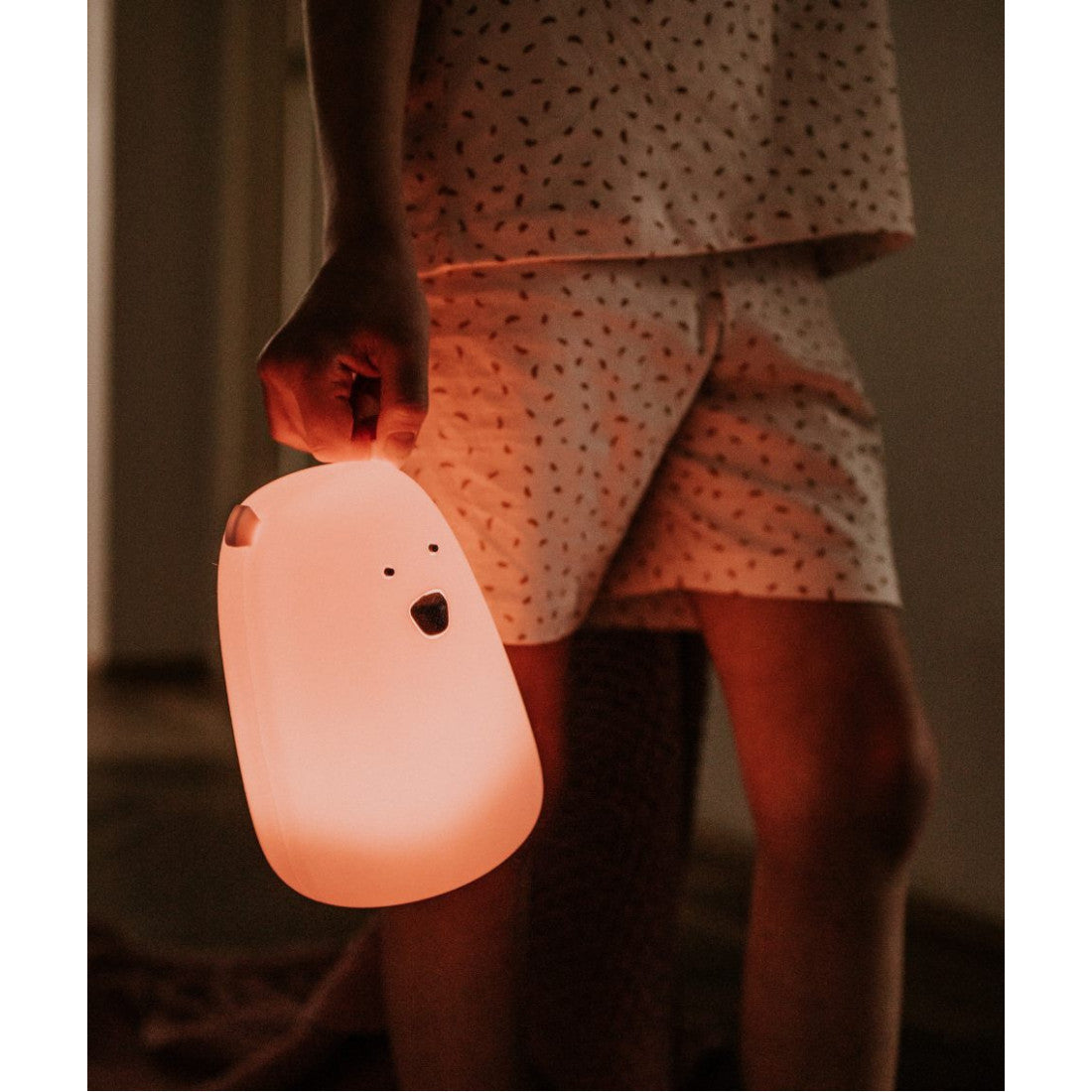 Lampka nocna Miś Duży Rabbit & Friends – różowa – zdjęcie 6