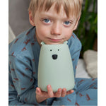 Lampka nocna Miś Duży Rabbit & Friends – szałwiowa – zdjęcie 4