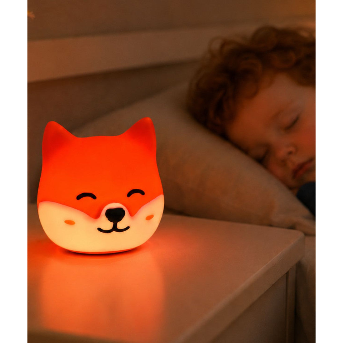 Lampka nocna stojąca Lis NOX Rabbit & Friends – seria Moonlight Friends – zdjęcie 2