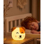 Lampka nocna stojąca Pies TOBY Rabbit & Friends – seria Moonlight Friends – zdjęcie 2