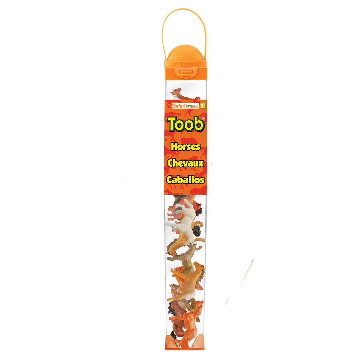 Figurki w tubie Safari Ltd – Konie, 12 szt. – zdjęcie 3