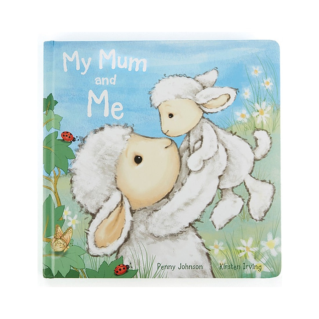 Książeczka Jellycat „My Mum and Me” (wydanie angielskie) – okładka z owieczką i jej mamą