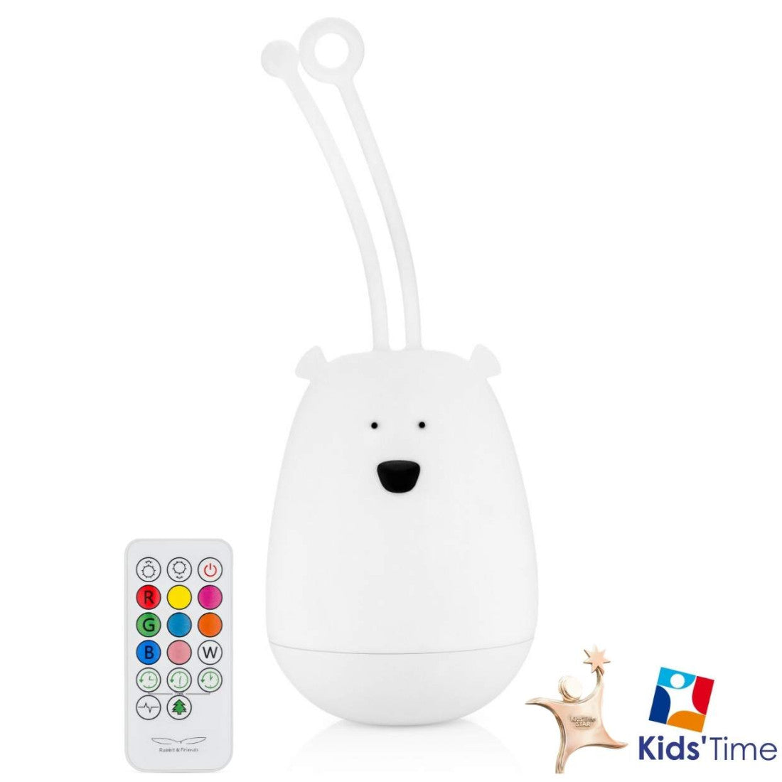 Lampka nocna do zawieszania Miś z pilotem Rabbit & Friends