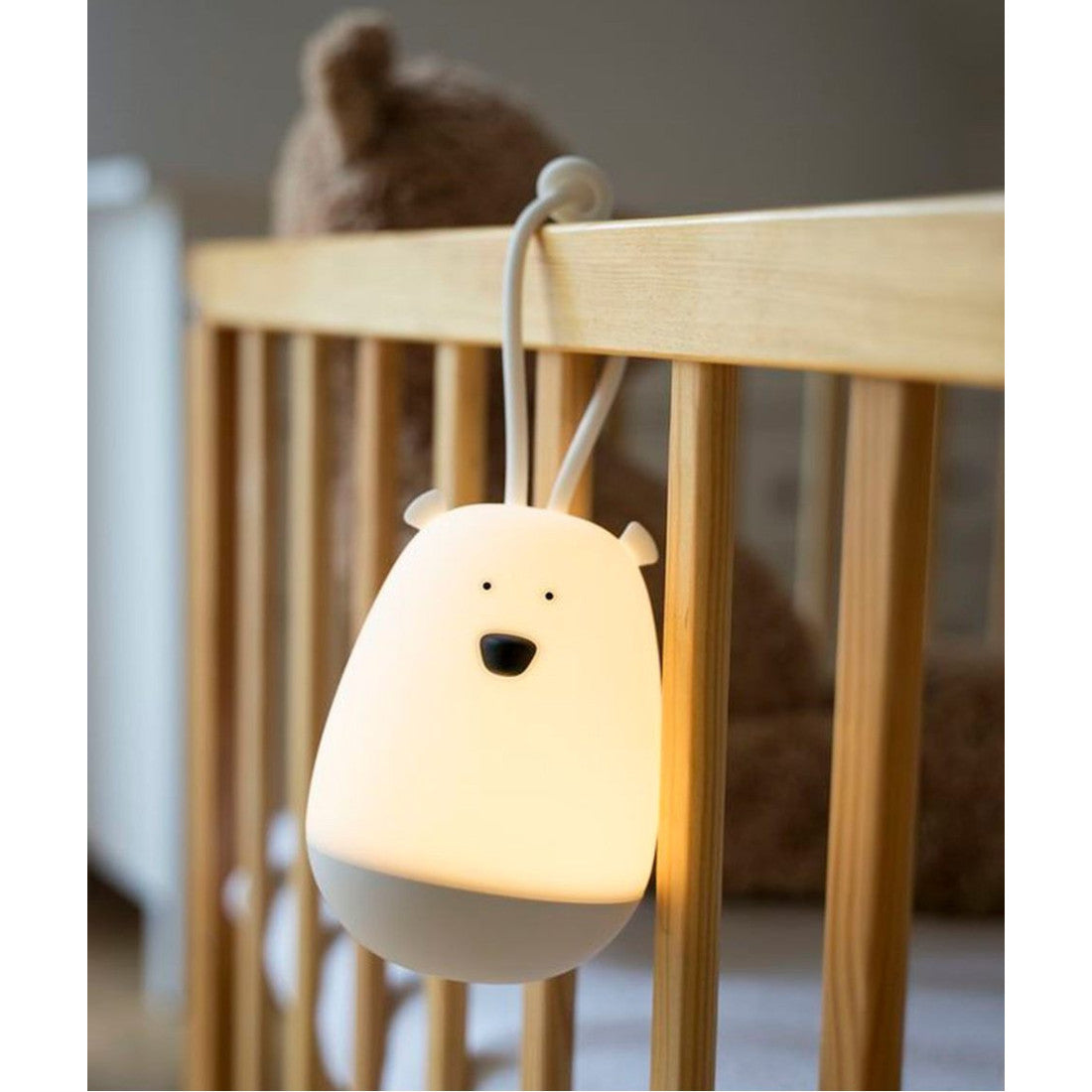 Lampka nocna do zawieszania Miś z pilotem Rabbit & Friends – zdjęcie 4