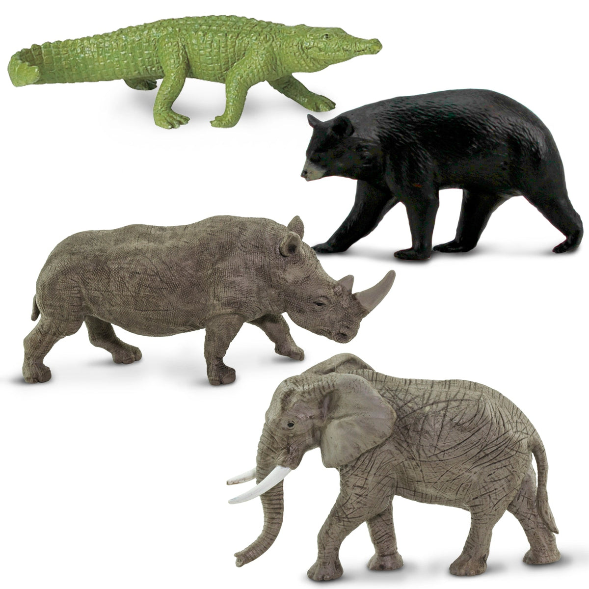 Figurki w tubie Safari Ltd – Dzikie zwierzęta, 12 szt. – zdjęcie 4