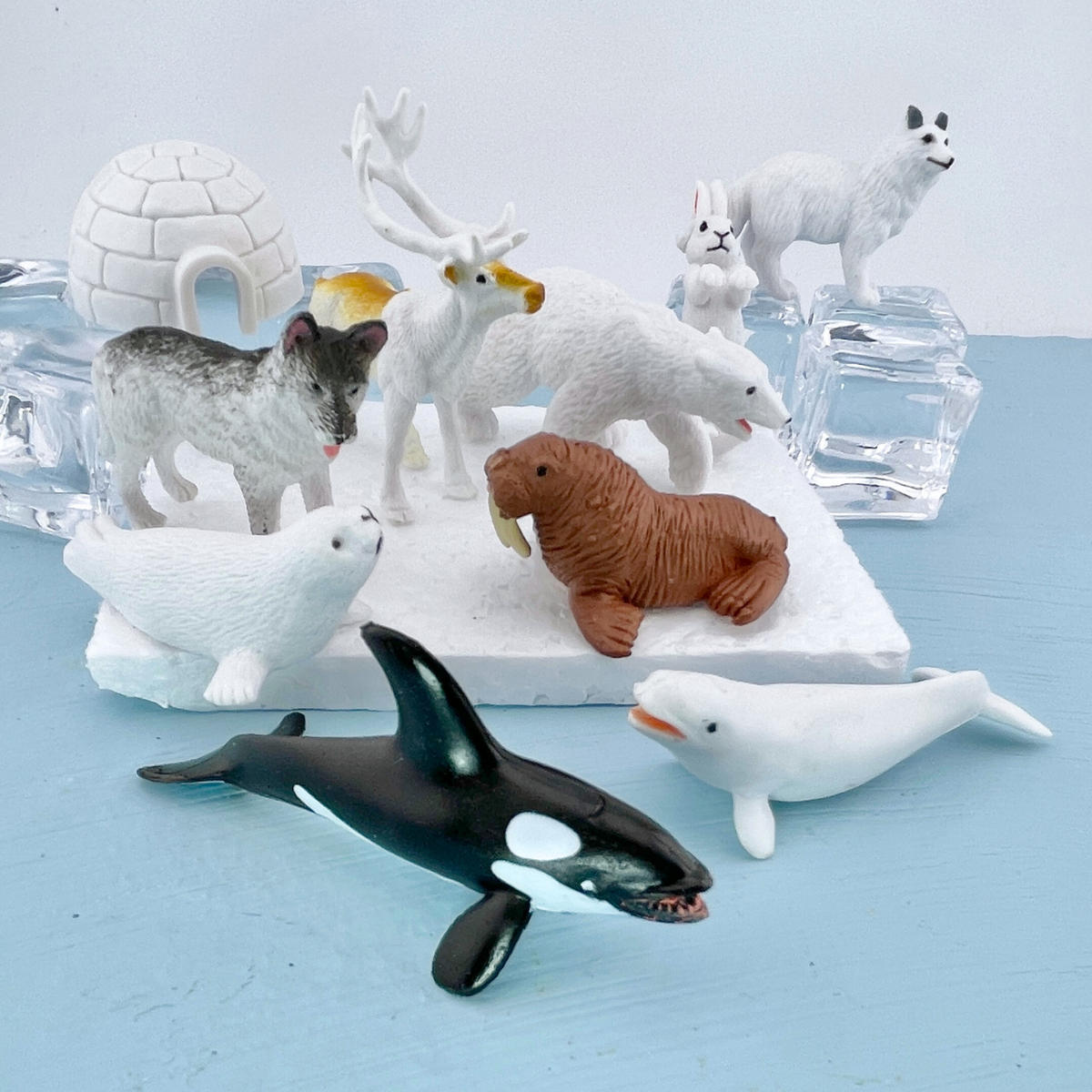 Figurki w tubie Safari Ltd – Zwierzęta Arktyki, 10 szt. – zdjęcie 4