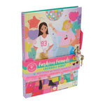 Pamiętniki z kłódką i wymazywalnym długopisem Fashion Friends Floss & Rock – 3 szt. – zdjęcie 3