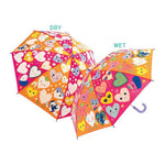 Parasolka 6+ zmieniająca kolory Floss & Rock – Serca, 80 cm