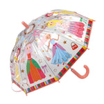 Parasolka zmieniająca kolory Księżniczki Floss & Rock – przezroczysta, 70 cm