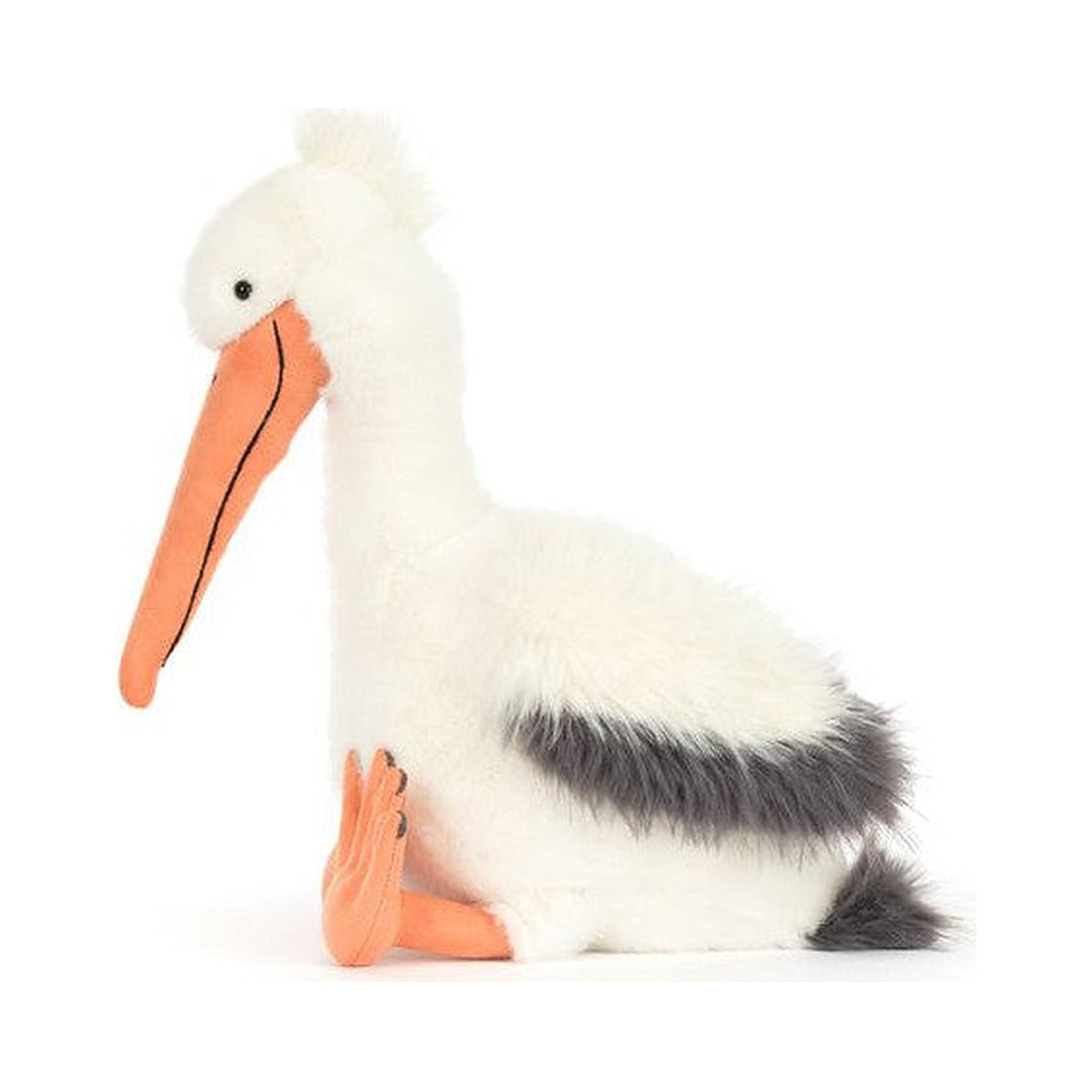 Maskotka Jellycat – Pelikan Keli 34 cm, widok z boku