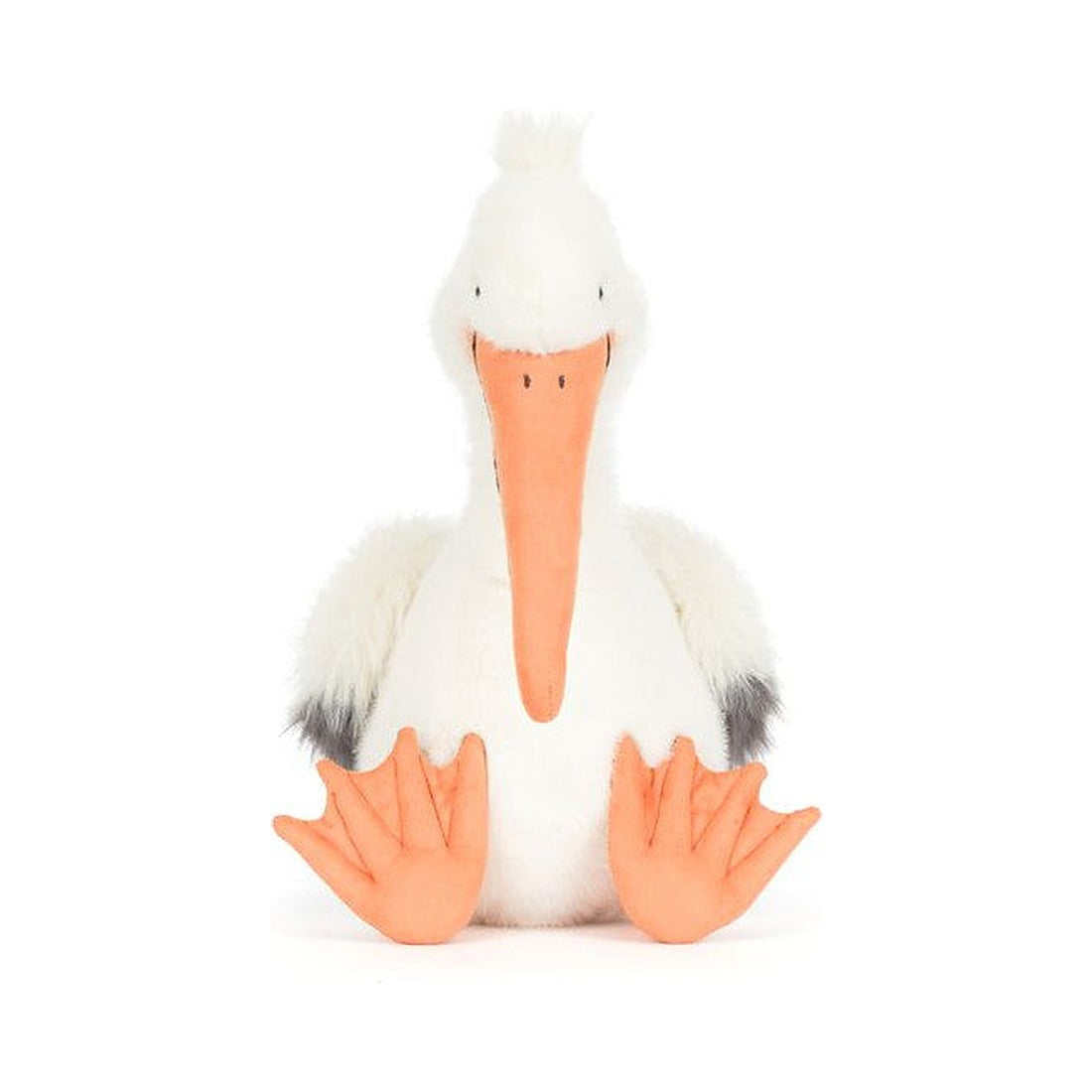 Maskotka Jellycat – Pelikan Keli 34 cm, widok z przodu