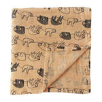 Pieluszki muślinowe Silly Sloth Trixie – 2 szt., 110 × 110 cm