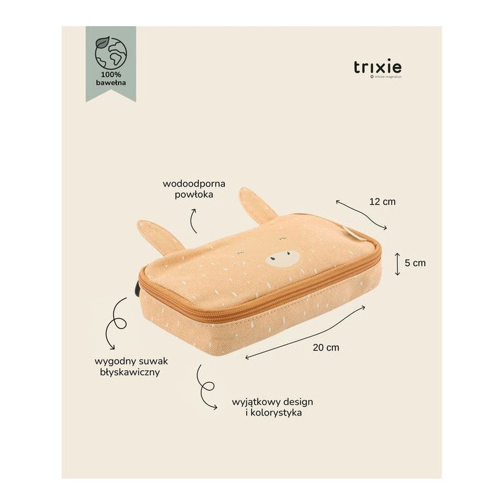 Piórnik płaski Żyrafa Trixie – bawełniany, 20 × 12 × 5 cm – zdjęcie 3