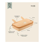 Piórnik płaski Żyrafa Trixie – bawełniany, 20 × 12 × 5 cm – zdjęcie 3