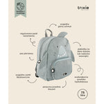 Plecak dziecięcy Rekin Trixie – 31 × 23 × 10 cm – zdjęcie 4