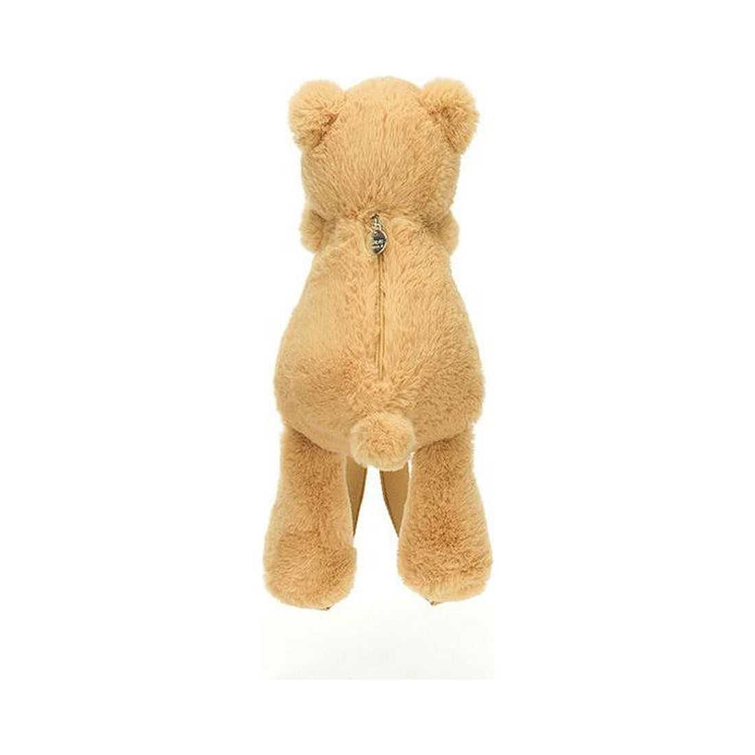 Plecak Jellycat – Miś Słodziak 43 cm, widok z tyłu z zamkiem