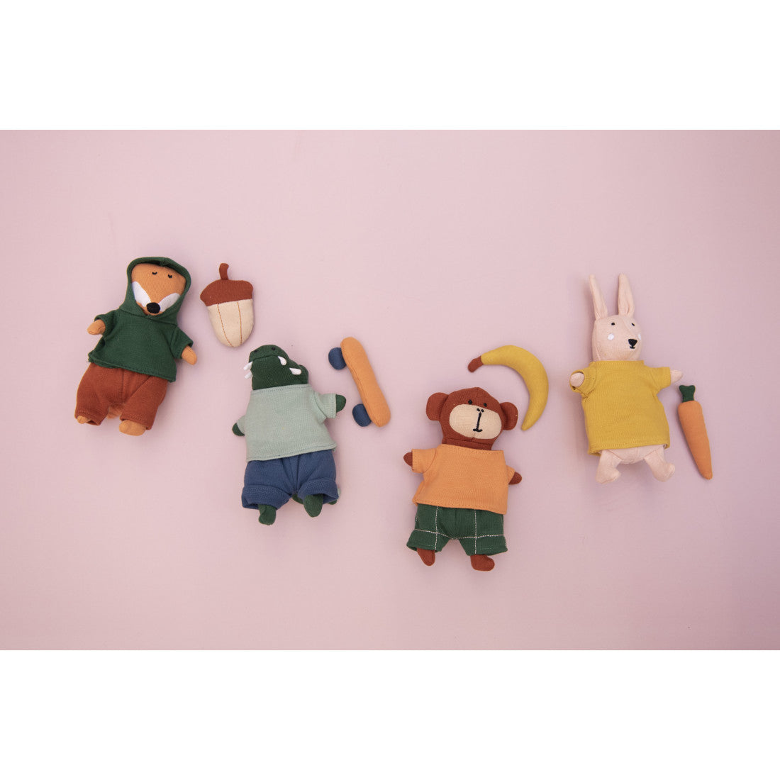 Pluszak Urocze Zwierzaki Trixie – Krokodyl z deskorolką, 13 cm – zdjęcie 2