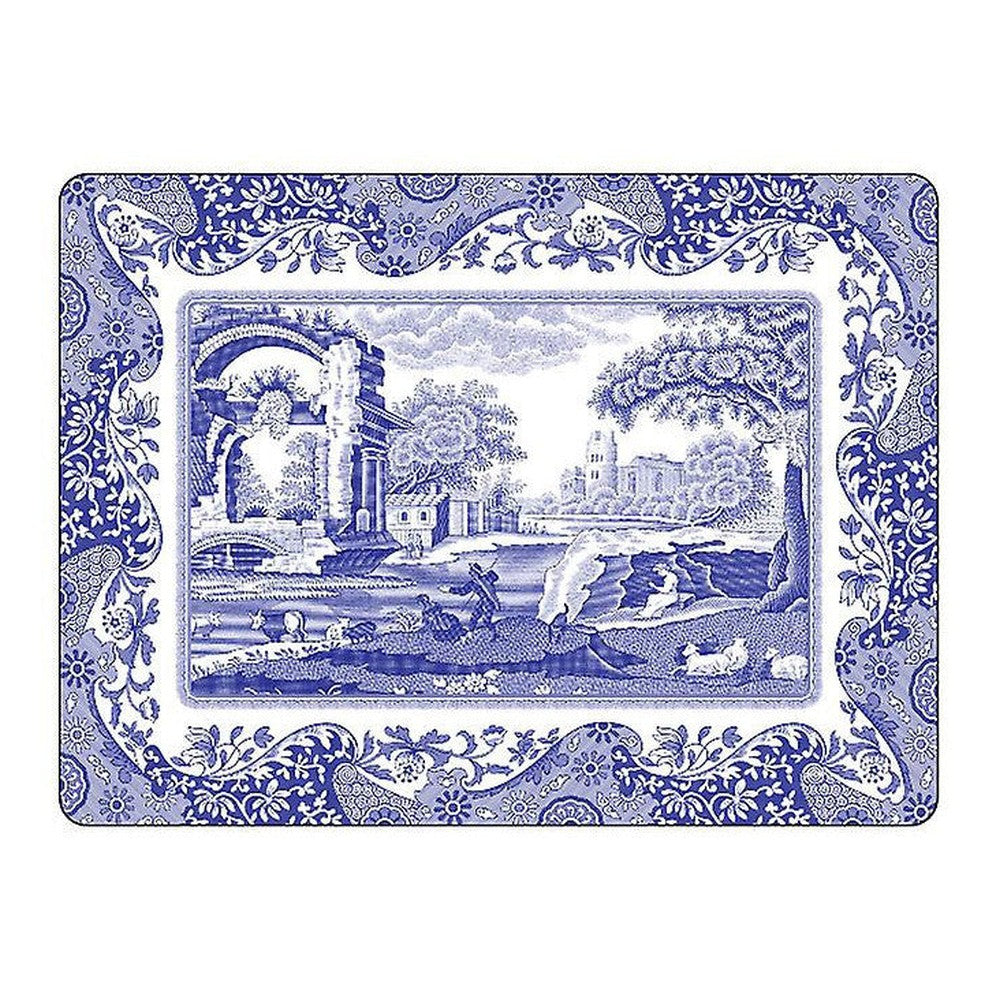 Podkładki korkowe Blue Italian Pimpernel – 6 szt., 30,5 × 23 cm