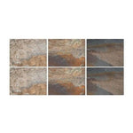 Podkładki korkowe Earth Slate Pimpernel – skała łupkowa, 6 szt., 30,5 × 23 cm