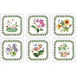 Podkładki korkowe Exotic Botanic Pimpernel – egzotyczny ogród, 6 szt., 10,5 cm