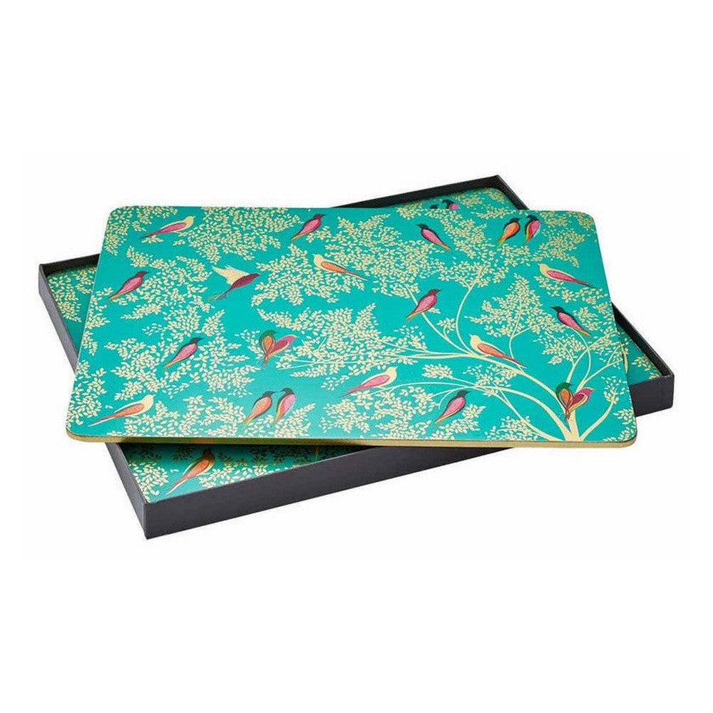Podkładki korkowe Green Birds Pimpernel – zaczarowany ogród, zielone, 4 szt., 30,5 × 23 cm – zdjęcie 3