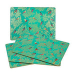Podkładki korkowe Green Birds Pimpernel – zaczarowany ogród, zielone, 4 szt., 40 × 30 cm