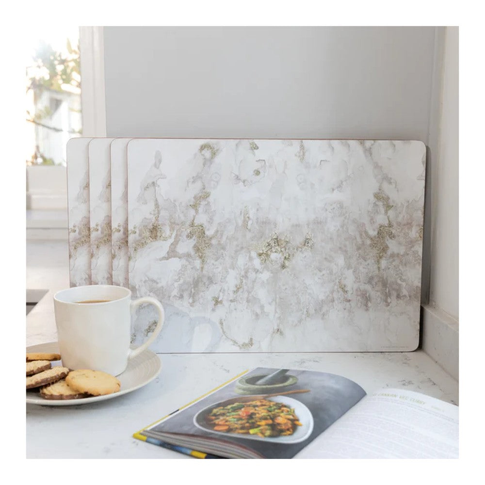 Podkładki korkowe Szary Marmur Kitchen Craft – duże, pod talerze, 4 szt. – zdjęcie 5