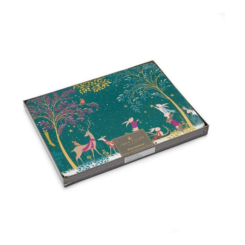 Podkładki Zima Woodland Tales Pimpernel – średnie, 4 szt. – zdjęcie 2