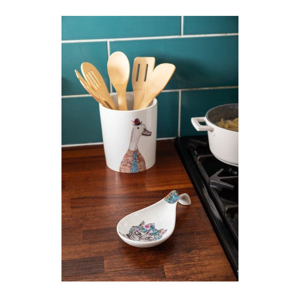 Podstawka pod łyżkę Kot Tipperleyhill Mikasa – porcelanowa – zdjęcie 5