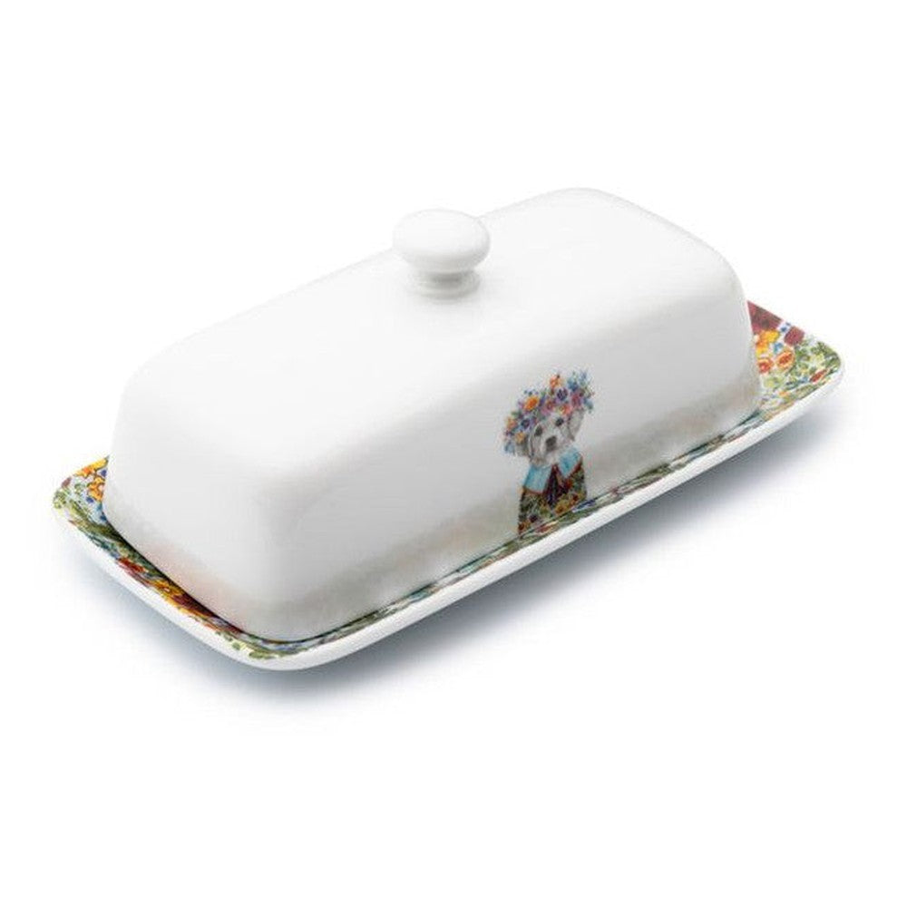 Pojemnik na masło Szczeniak Tipperleyhill Mikasa – porcelanowy, 200 g – zdjęcie 2
