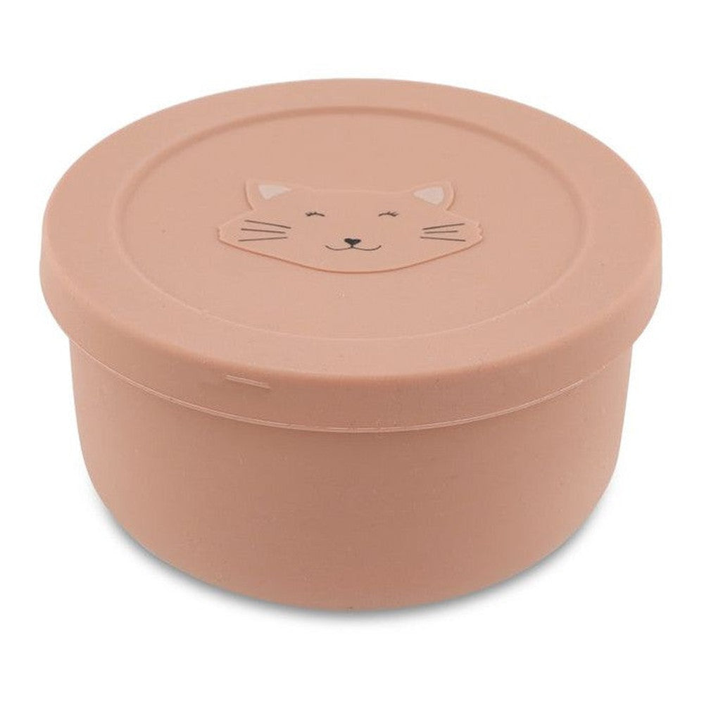 Pojemnik silikonowy z pokrywką na przekąski Kot Trixie – 10,5 × 10,5 × 5,5 cm