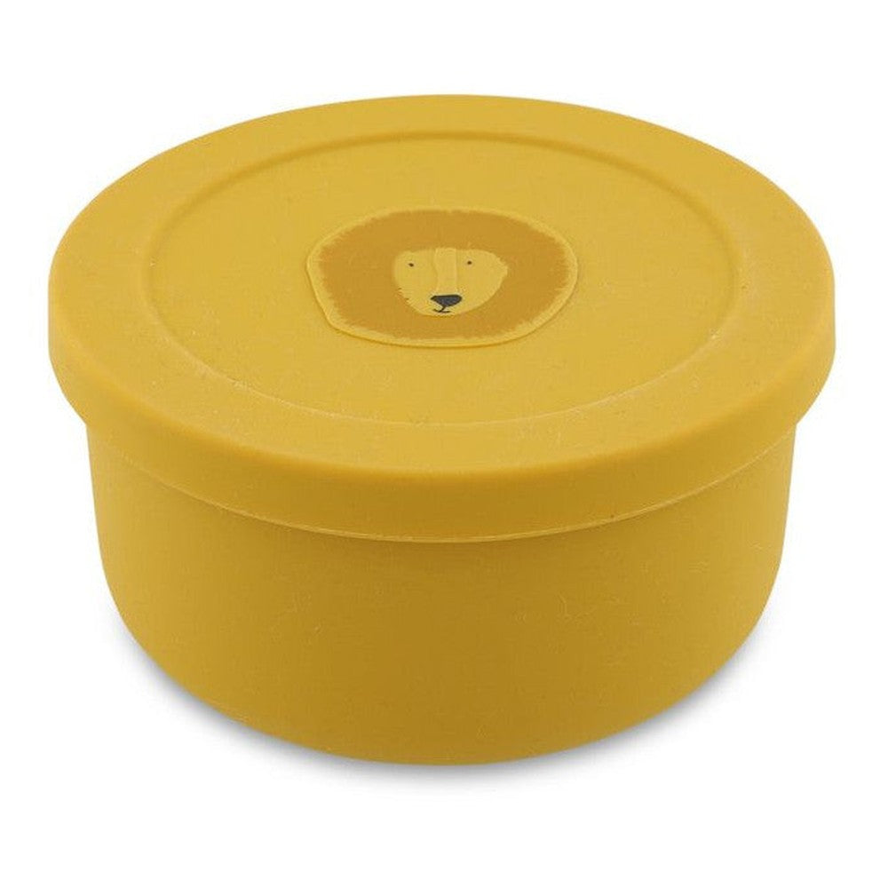 Pojemnik silikonowy z pokrywką na przekąski Lew Trixie – 10,5 × 10,5 × 5,5 cm