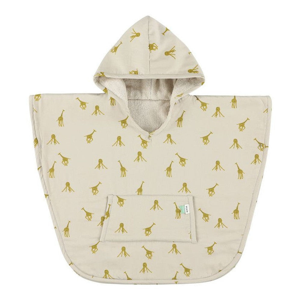 Ponczo kąpielowe z kapturem Groovy Giraffe Trixie – 64 × 47 cm