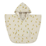 Ponczo kąpielowe z kapturem Groovy Giraffe Trixie – 64 × 47 cm