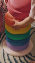 Stapelstein® Rainbow Set classic — zabawa krążkami w domu