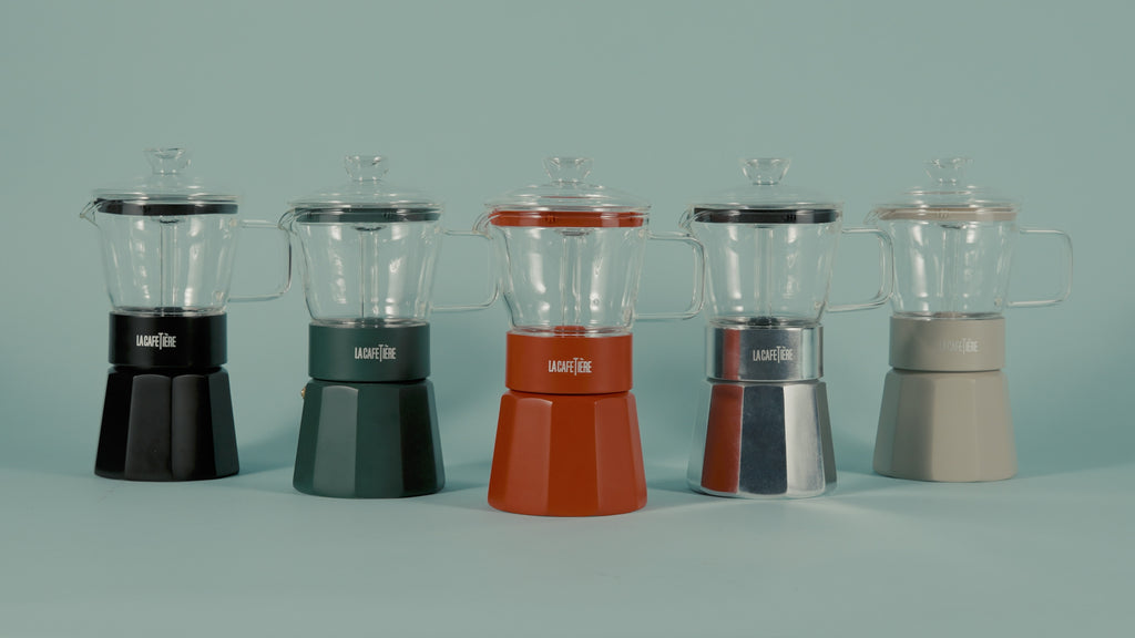 Szklana kawiarka Verona La Cafetière – srebrna, 290 ml – wideo