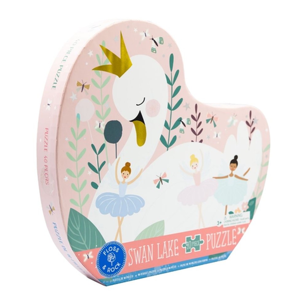Puzzle Baletnice Jezioro Łabędzi Floss & Rock – 40 elementów