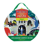 Puzzle Czarodziejski Zamek Floss & Rock – 100 elementów ze smokami