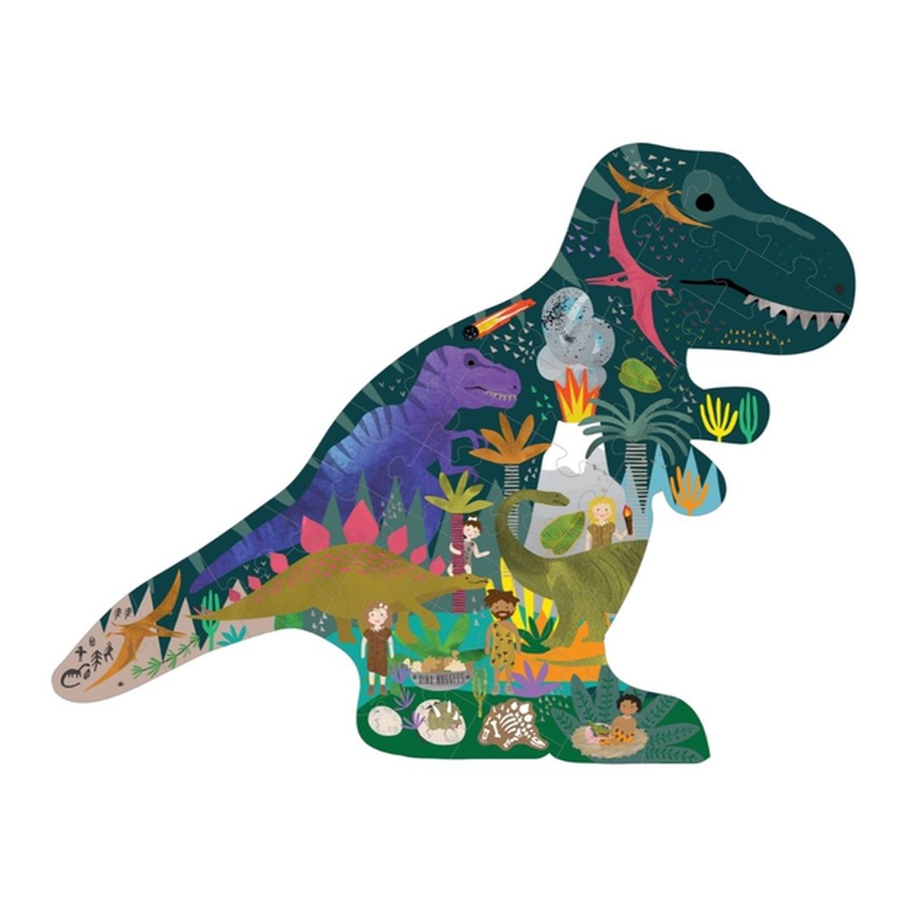 Puzzle Dinozaury Floss & Rock – 40 elementów – zdjęcie 2