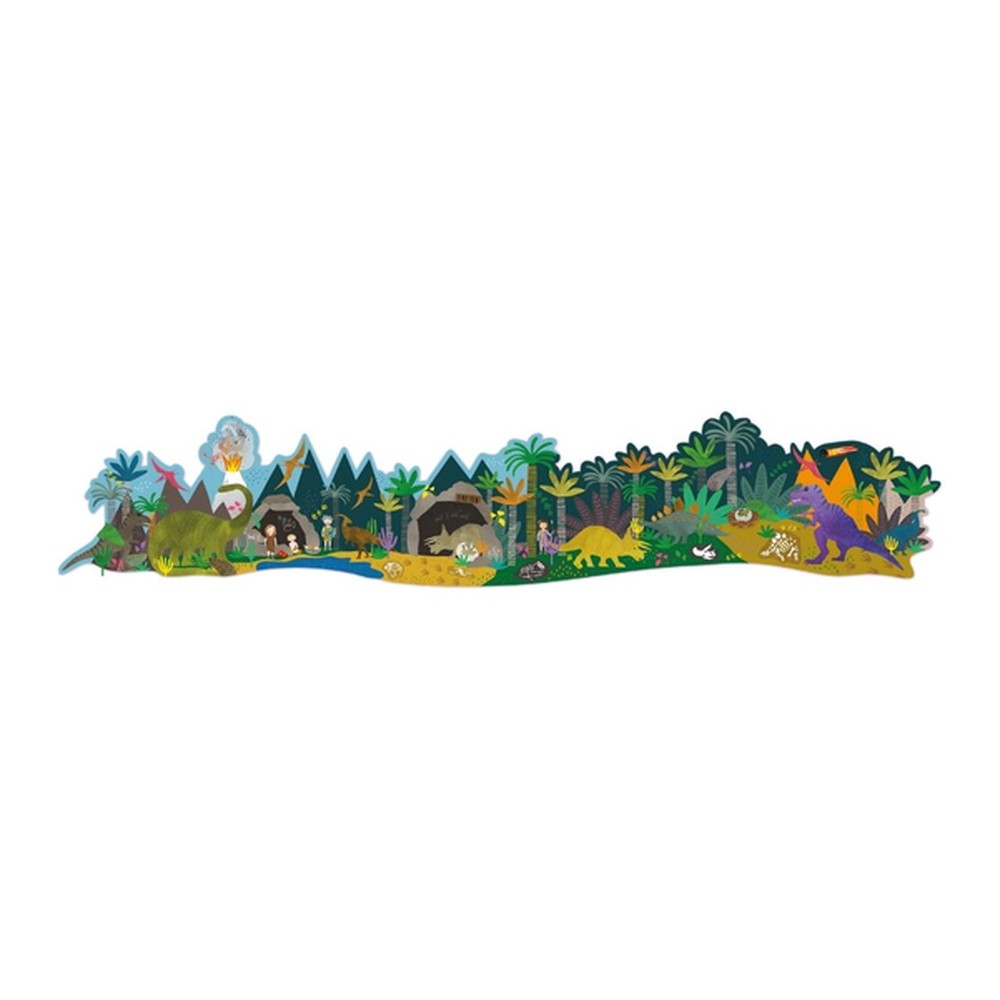 Puzzle Dinozaury Floss & Rock – 60 elementów z 16 figurkami – zdjęcie 2