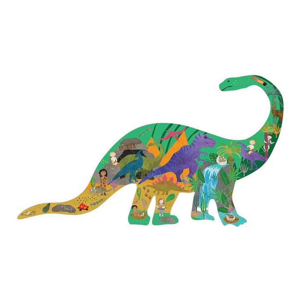 Puzzle Dinozaury Floss & Rock – 80 elementów w kształcie dinozaura – zdjęcie 2