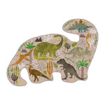 Puzzle Dinozaury Floss & Rock – w kształcie dinozaura, 80 elementów – zdjęcie 2