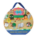Puzzle Dżungla Floss & Rock – 100 elementów z arką