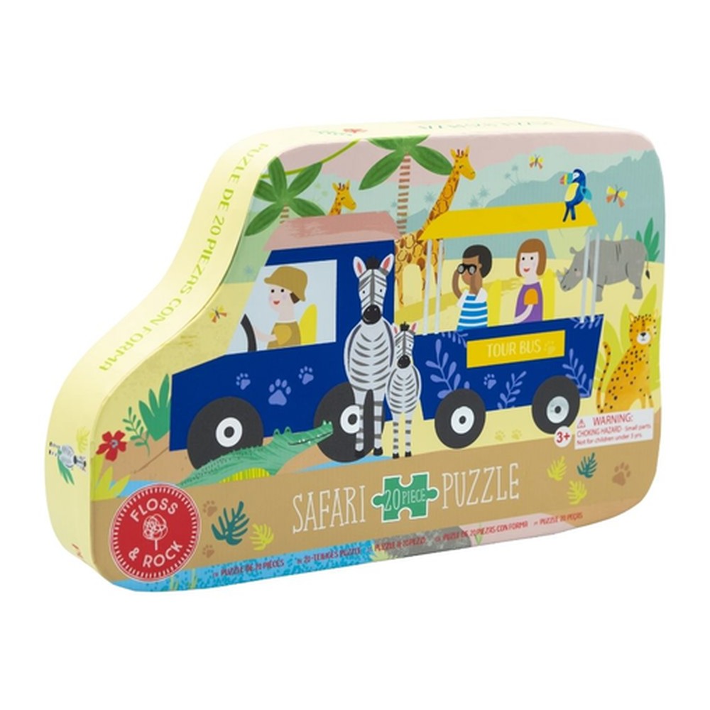 Puzzle Dżungla Floss & Rock – 20 dużych elementów