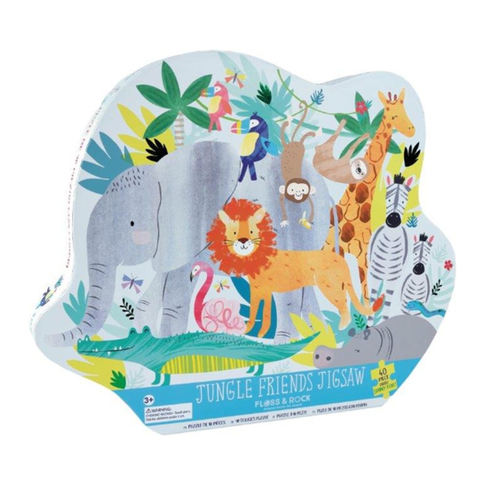 Puzzle Dżungla Floss & Rock – 40 masywnych elementów – zdjęcie 3