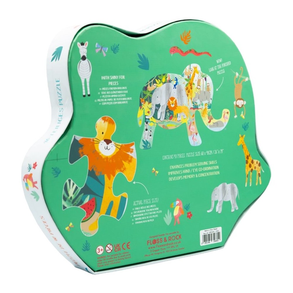 Puzzle Dżungla Floss & Rock – 40 masywnych elementów – zdjęcie 4