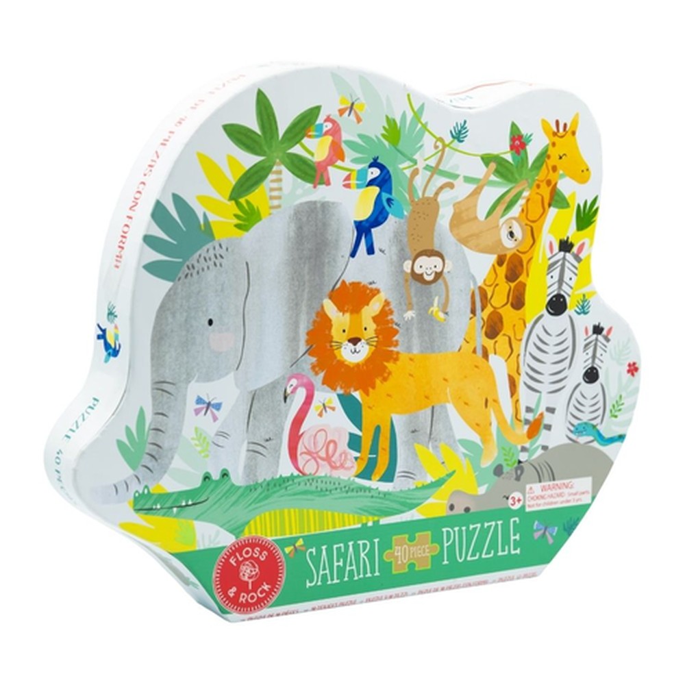 Puzzle Dżungla Floss & Rock – 40 masywnych elementów